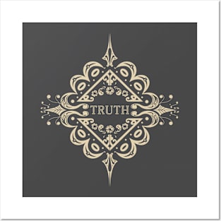 Truth v2 (yellow) Posters and Art